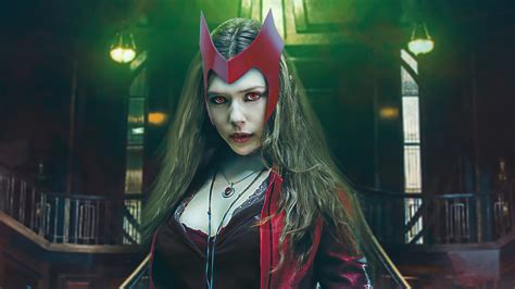 1280x720 Wanda Vision Scarlet Witch Tribute 5k 720p Hd 4k Wallpapers