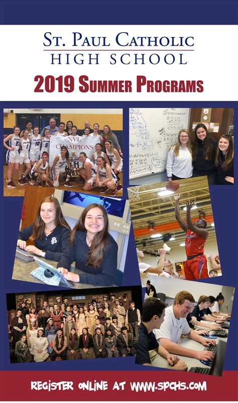 St Paul Summer Programs Register Here St Paul Catholic High School