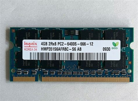 Yahoo オークション 送料無料 hynix 2Rx8 PC2 6400S DDR2 4GB1 ノ