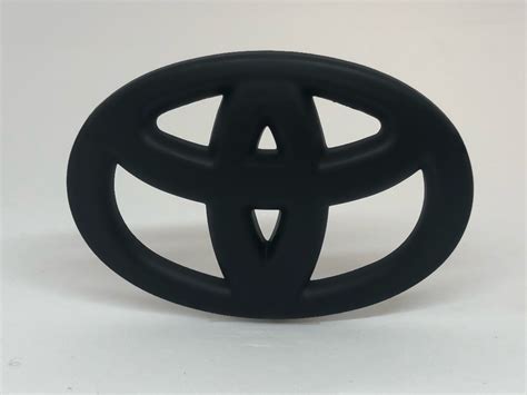 Toyota Steering Wheel Emblem Overlay Matte Black Etsy