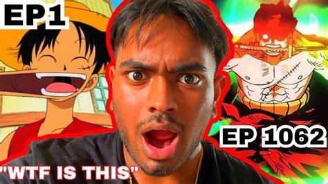Non One Piece Fan Reacting To Episode 1 And Episode 1062 Of One Piece