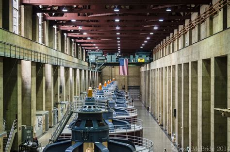Turbine Room Of The Hoover Dam