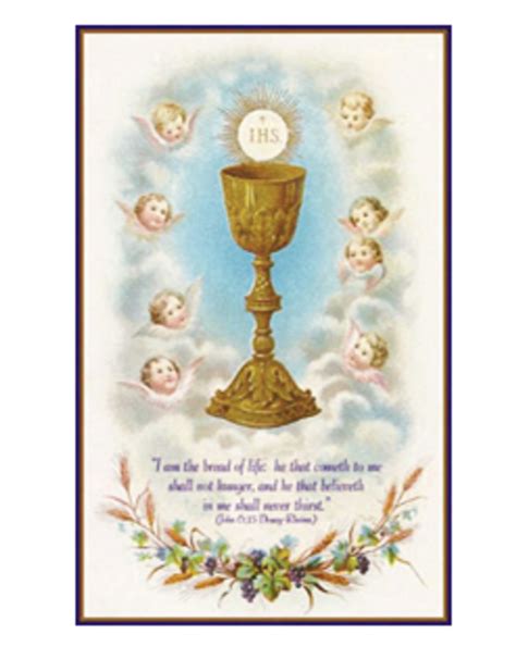 Eucharist First Communion Religion Holy Card Png 600x598px Eucharist
