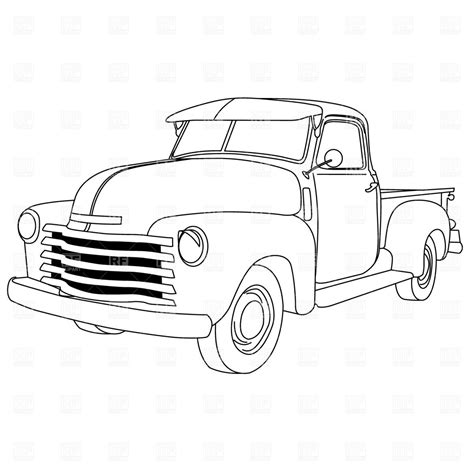 Classic Truck Coloring Pages at GetColorings.com | Free printable colorings pages to print and color