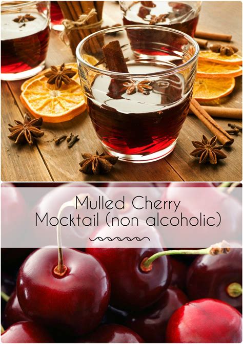 Have a merry christmas ! Cherry Mulled Mocktail Recipe | Cherry drink, Christmas drinks, Non alcoholic mulled wine
