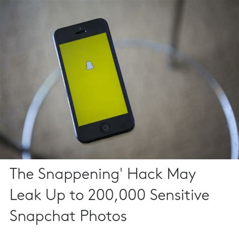 the snappening hack may leak up to 200000 sensitive snapchat photos snapchat meme on me me