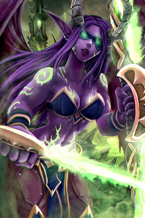 Female Illidan Demon Hunter Warcraft By Adyon On Deviantart