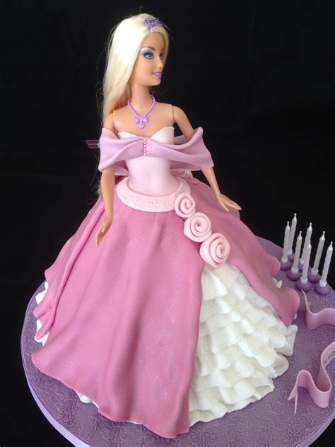 Colors and styles may vary. Barbie Pink Princess Cake - CakeCentral.com