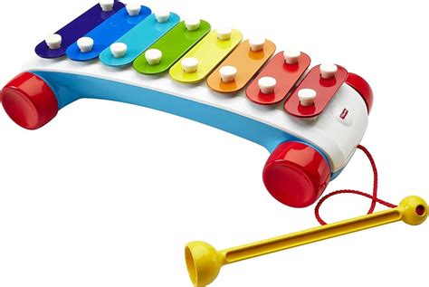 Fisher Price Classic Xylophone Musical Instrument Pull Toy Multicolor