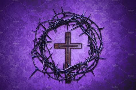 At the time, the crown was housed in venice and held as collateral for a large loan made to the latin empire. Crown of Thorns with Cross | High-Quality Stock Photos ...