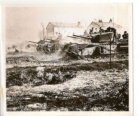 British 8th Army Tanks In Italy 8th Army Advance To Gothic Line The