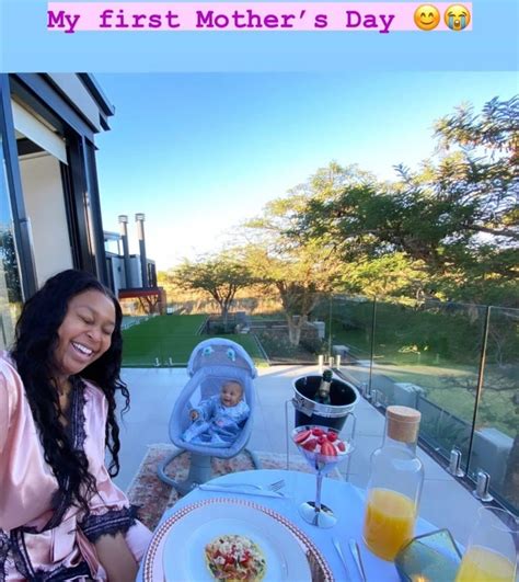 Actress Minnie Dlamini Finally Reveals Her Son Baby Nethas Face Photo