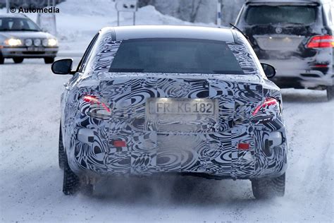 Mercedes Benz E Class Spied Again This Time While Testing On Snow