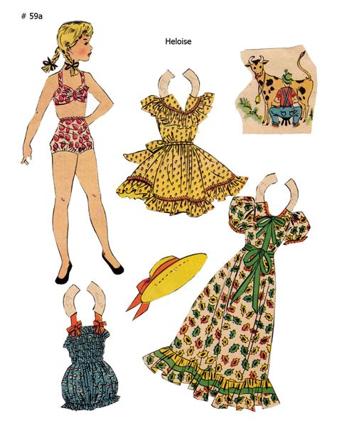 Free Paper Dolls And Paintings Too Arielle Gabriel S International Paper Doll Society Mattel