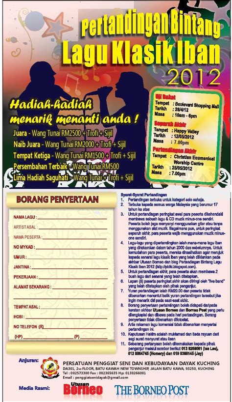 Selain itu lagu wajib nasional juga merupakan kumpulan dari. Pertandingan Bintang Lagu Klasik Iban
