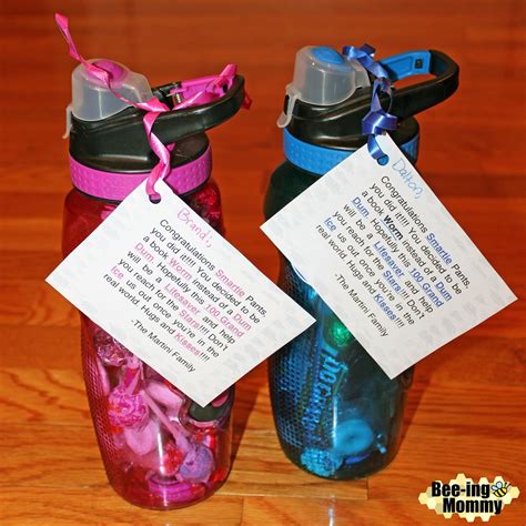 Give them a high five, then give them one of these! Graduation Candy Saying Water Bottle Gift