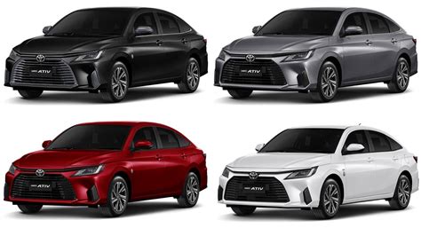 New 2023 Toyota Yaris Ativ Vios All Color Option Trim Level And