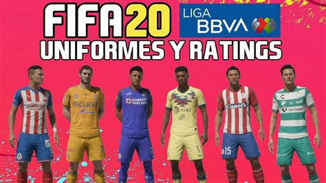 The campeonato nacional de liga de primera división, commonly known simply as la liga and officially as laliga santander for sponsorship rea. FIFA 20 | Liga MX | Uniformes y Ratings - YouTube