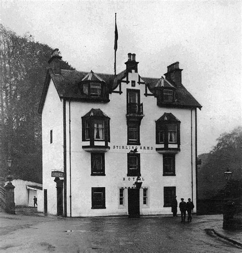 Old Photograph Stirling Arms Hotel Dunblane Scotland Vintage Scotland