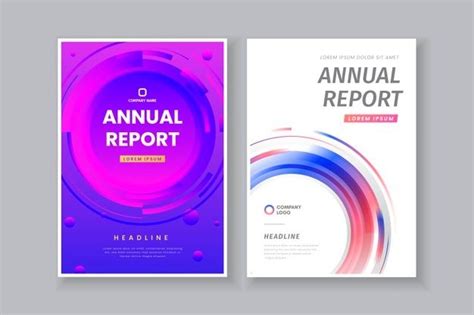 Download Colourful Abstract Annual Report Template for free in 2020 | Annual report, Annual ...