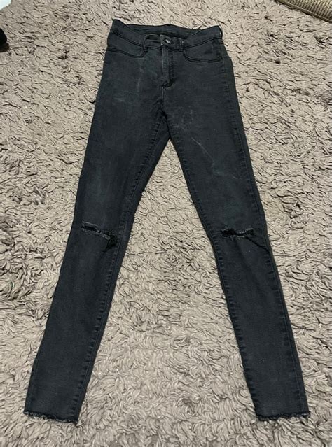 Zara Washed Out Black Skinny Jeans On Carousell