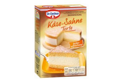 Gelatine gemahlen weiß von dr. Dr.Oetker Backmischung Käse-Sahne-Torte (385g) - Eberlein ...