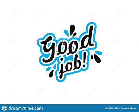 Good Job Logo Stock Illustrations 1076 Good Job Logo Stock