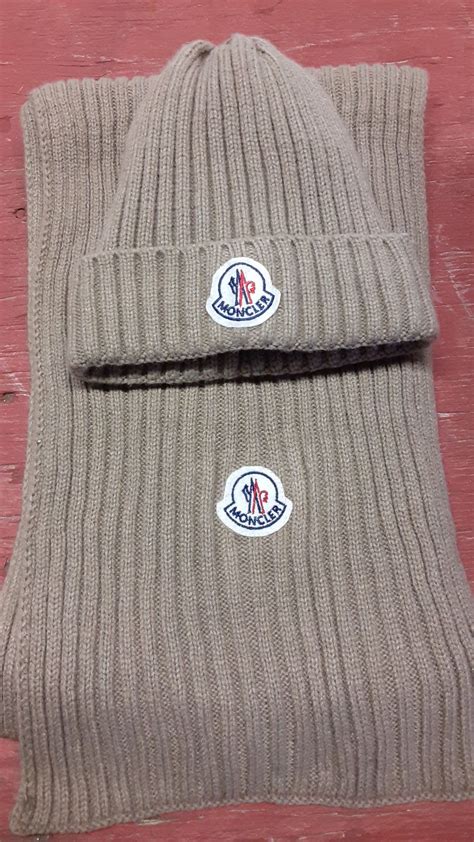 Moncler Hat And Scarf Set Tan Color For Sale In Evesham Township Nj