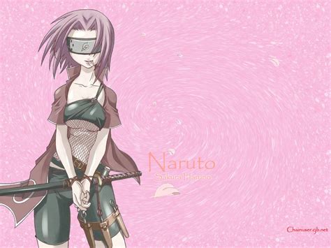 Haruno Sakura Katana Naruto Ninja Pink Pink Hair Short Hair Sword