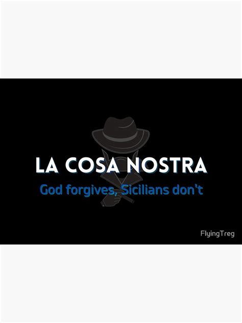 La Cosa Nostra White On Black Mask For Sale By Flyingtreg Redbubble