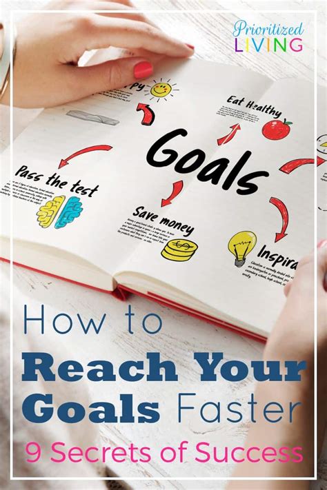 How To Reach Your Goals Faster 9 Secrets To Success Prioritized Living