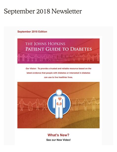 Sept2018 The Johns Hopkins Patient Guide To Diabetes