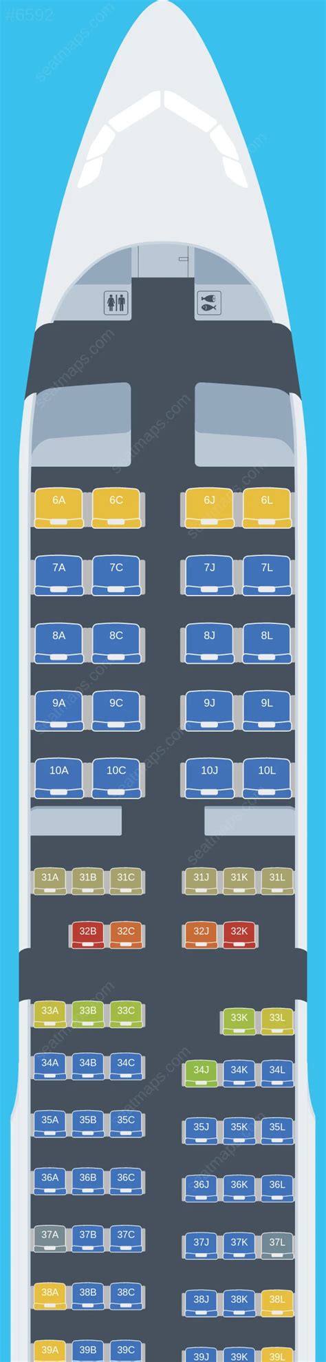 China Eastern Airlines Seat Map A321 Cabinets Matttroy