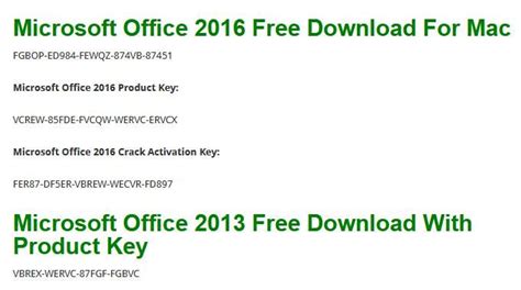 Microsoft Office Pro Plus 2016 Product Key Pinpara