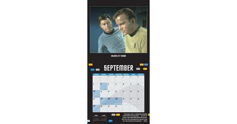 Star Trek Original Series 2015 Wall Calendar 15 Geeky 2015