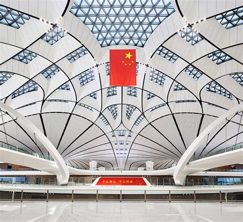 Zaha Hadid Architects Giant Starfish Shaped Airport Opens In Beijing