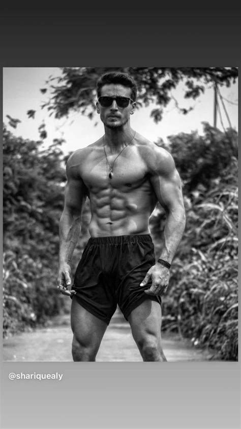 tiger shroff flaunts shirtless beef in new monochrome photo my xxx hot girl