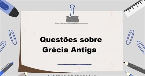 Questões Enem Grécia Antiga