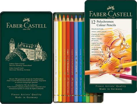 Faber Castell Colour Pencil Polychromos Tins Bradbury Art