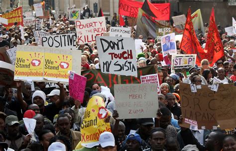 South Africans Protest Anti Immigrant Violence