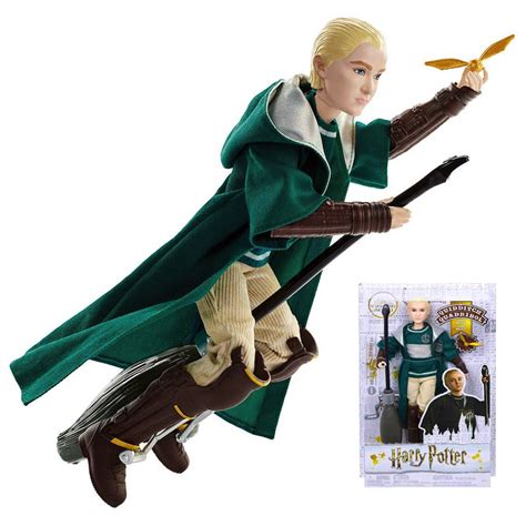 Harry Potter Draco Malfoy Quidditch Uniform Harry Potter Doll 10
