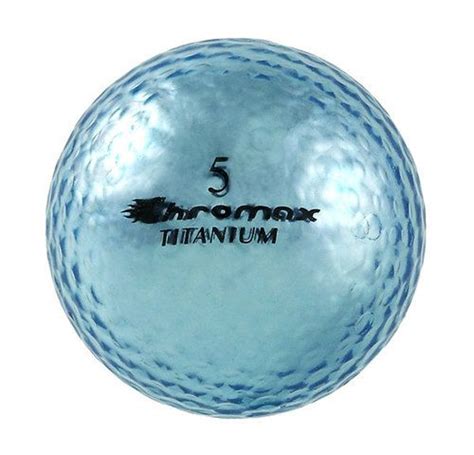 Chromax Metallic Blue Golf Balls Pack Of 6 Golf Balls Golf Ball