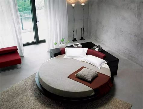 Circle Bed In Unique Bedroom Interior Design Small Design Ideas