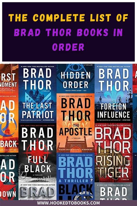 The Complete List Of Brad Thor Books In Order In 2022 Brad Thor Books