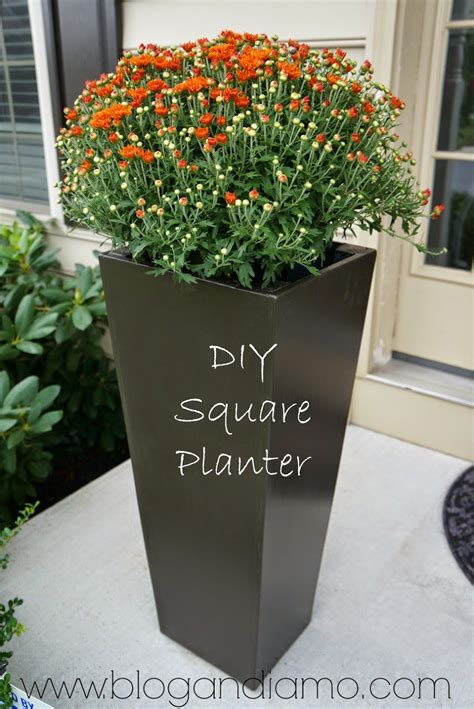 tall square planters a diy tale diy planters outdoor square my xxx hot girl