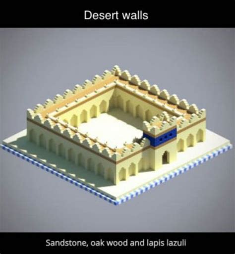 Minecraft Desert Walls