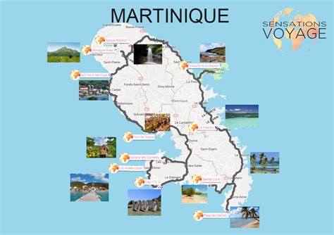 Carte Touristique Martinique Voyage Carte Plan