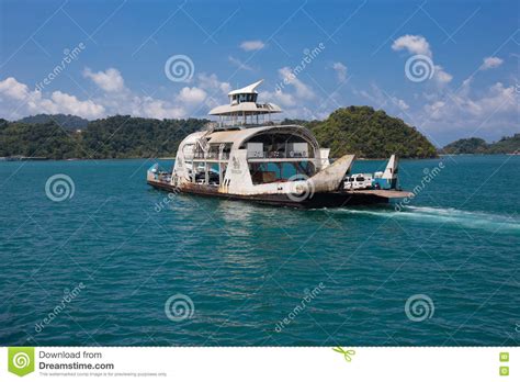 Port Ferry Boat In Koh Chang Island Editorial Photo Image Of Business People