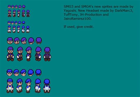 New Smg3 And Smg4 Sprites By Yagoshi On Deviantart