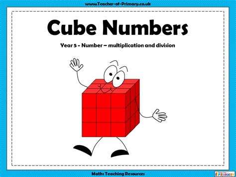 Cube numbers can be a little bit more confusing than squared numbers, simply because of the extra multiplication. Cube Numbers - Year 5 | Teaching Resources